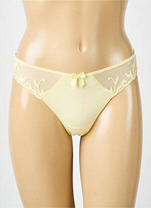 Tanga tamprumas geltona SIMONE PERELE moteris