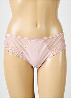 Tanga satino audinys rožinė SIMONE PERELE moteris
