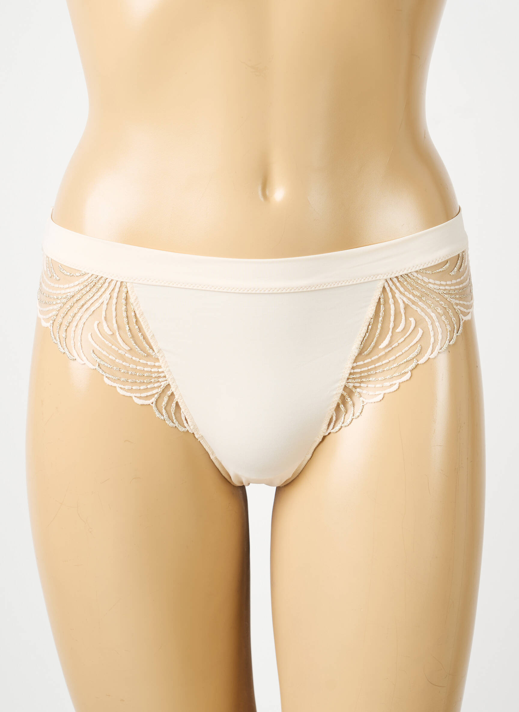 Tanga satino efektas rožinė SIMONE PERELE moteris