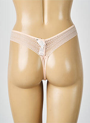 Tanga nėrinių apdaila rožinė PASSIONATA moteris