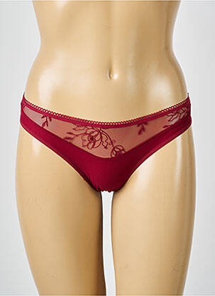 Tanga siuvinėjimas raudona PASSIONATA moteris