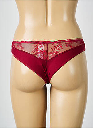 Tanga siuvinėjimas raudona PASSIONATA moteris
