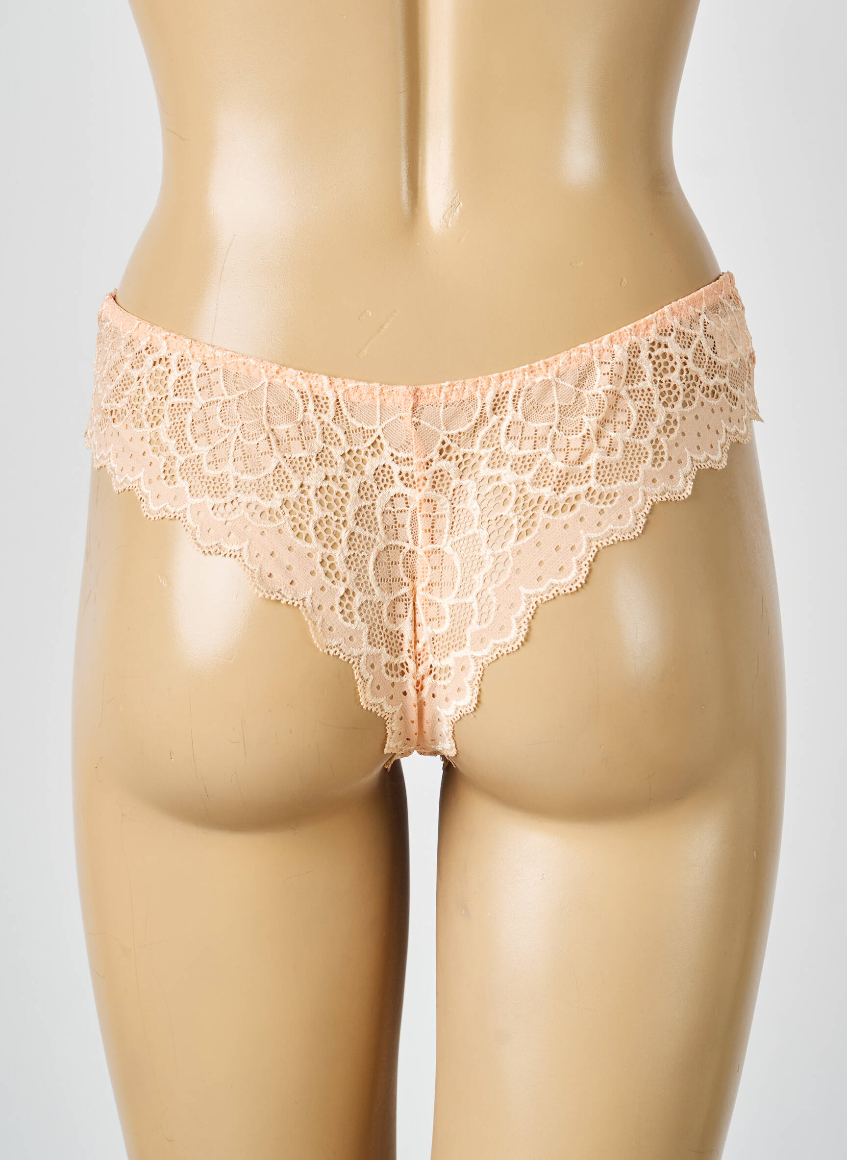 Tanga nėrinių audimas oranžinė SIMONE PERELE moteris
