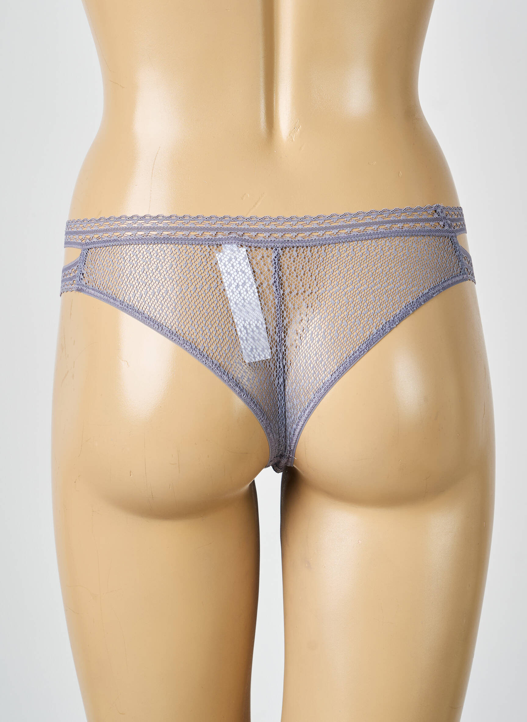 Tanga siuvinėjimas violetinis PASSIONATA moteris