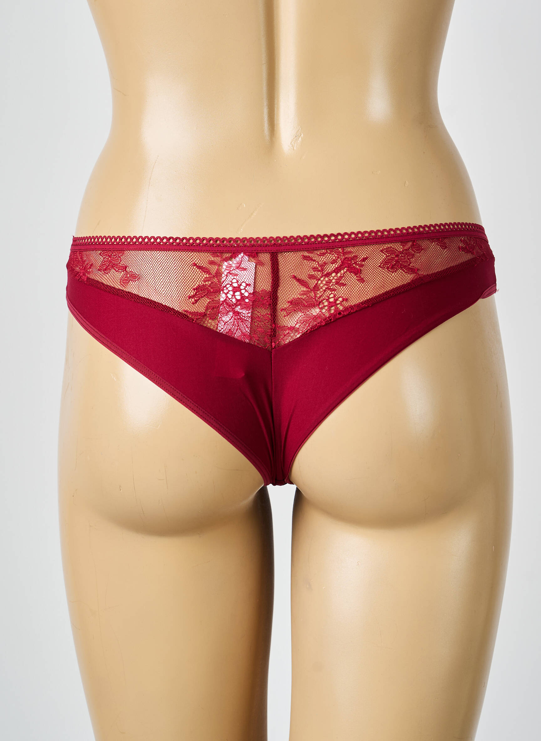 Tanga siuvinėjimas raudona PASSIONATA moteris