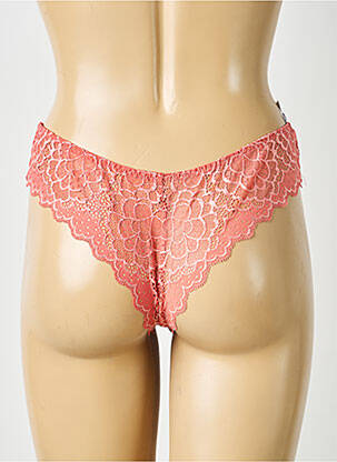 Tanga satino efektas oranžinė SIMONE PERELE moteris