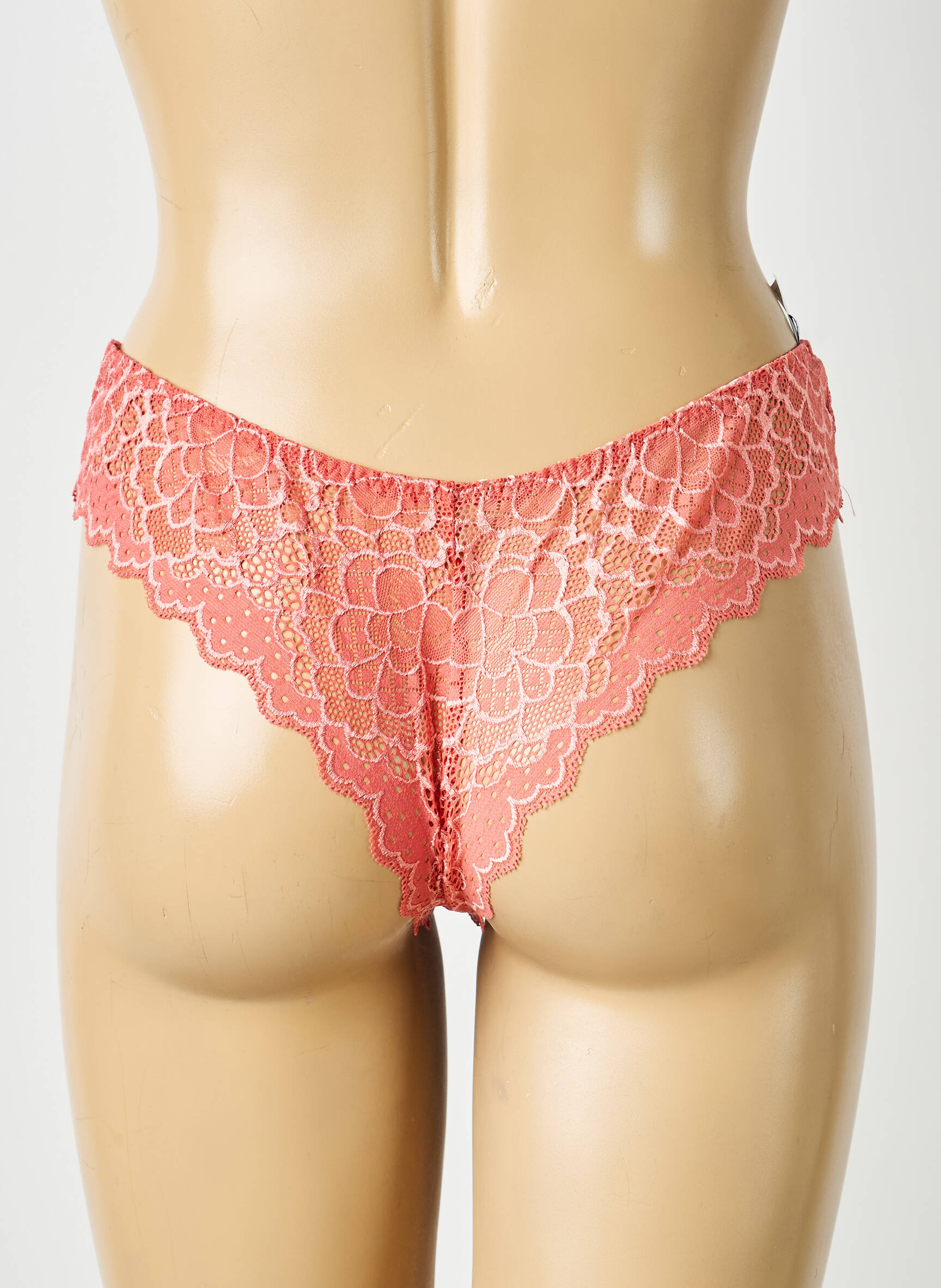 Tanga satino efektas oranžinė SIMONE PERELE moteris