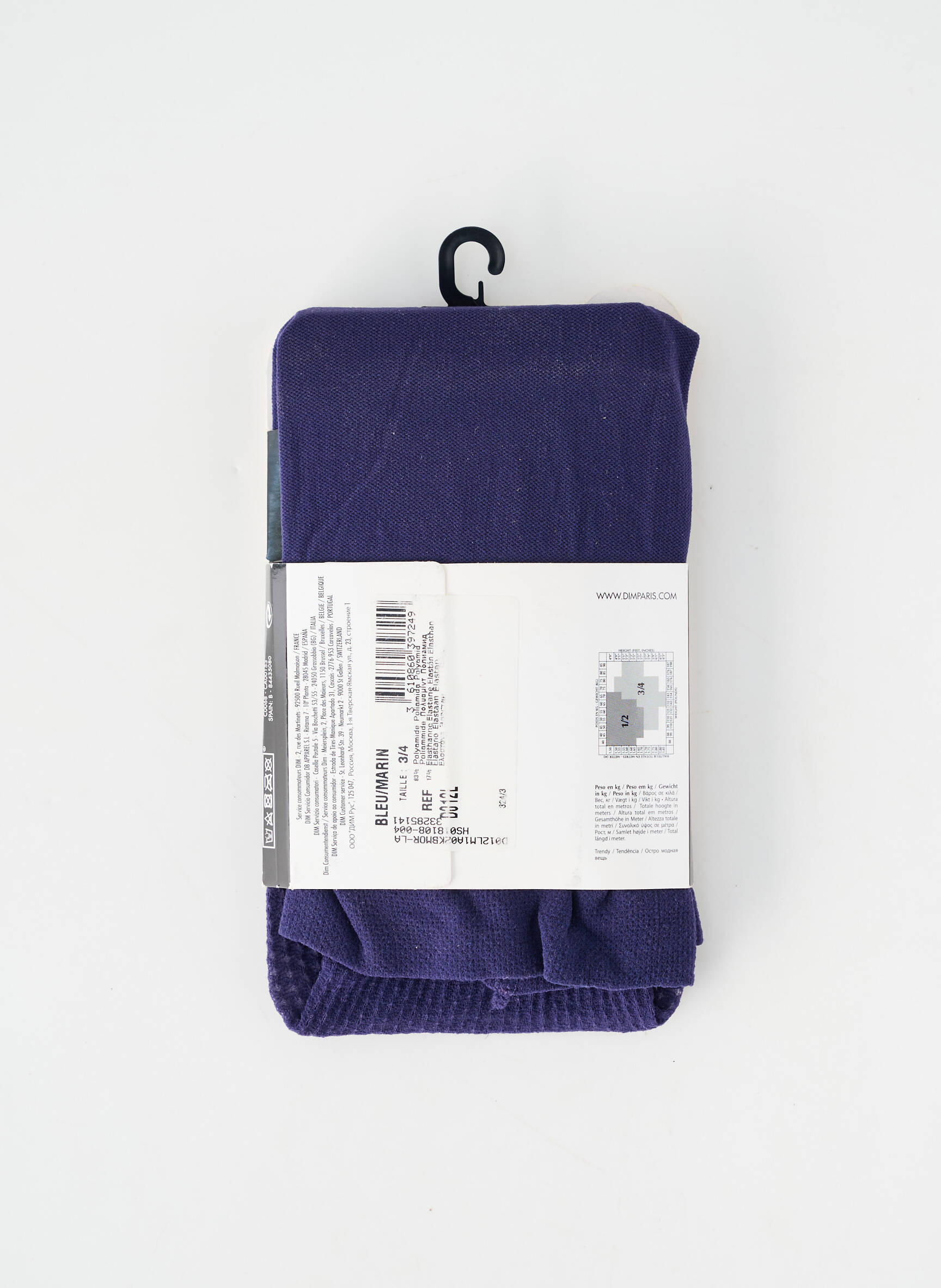 Kojinės fantazijos raštas violetinis DIM moteris
