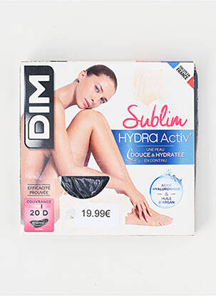 Kojinės lengva ir skaidri juodas DIM moteris
