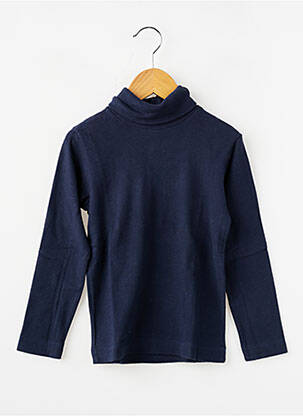 Pusiaučiai tamprumas ilgos rankovės mėlyna PETIT BATEAU vaikas