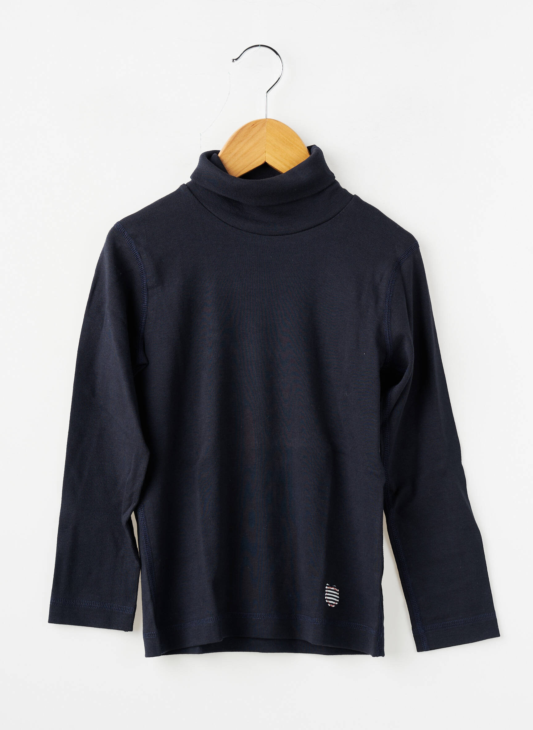Pusiaučiai tamprumas ilgos rankovės mėlyna PETIT BATEAU vaikas