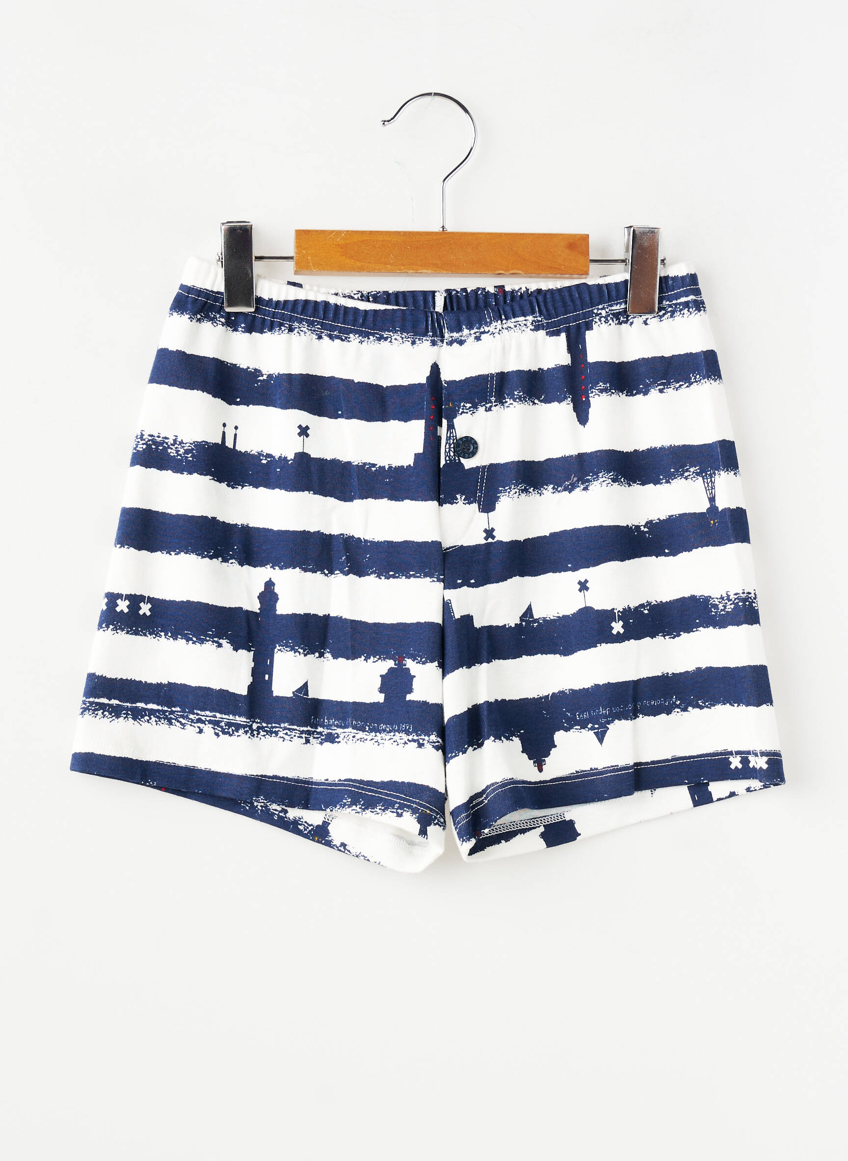 Šortas tamprumas elastinė dydis mėlyna PETIT BATEAU berniukas
