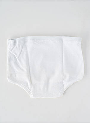 Kelnaitė popelinos audinys, kuris pasižymi lygiu ir tankiu paviršiumi. baltas PETIT BATEAU berniukas