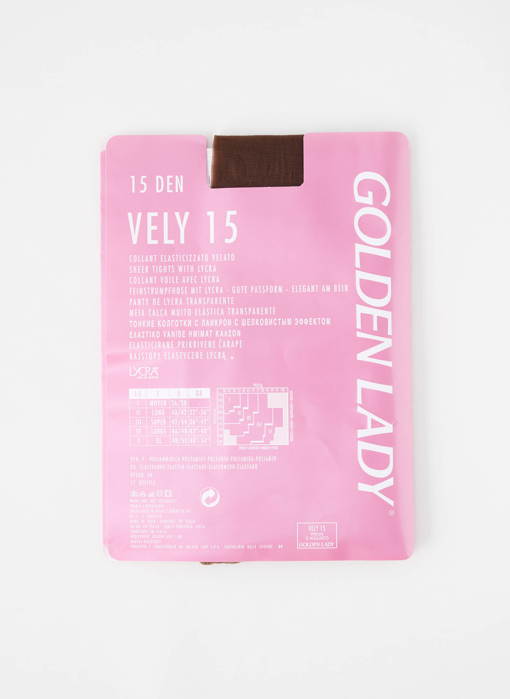 Kojinės tamprumas rudas GOLDEN LADY moteris