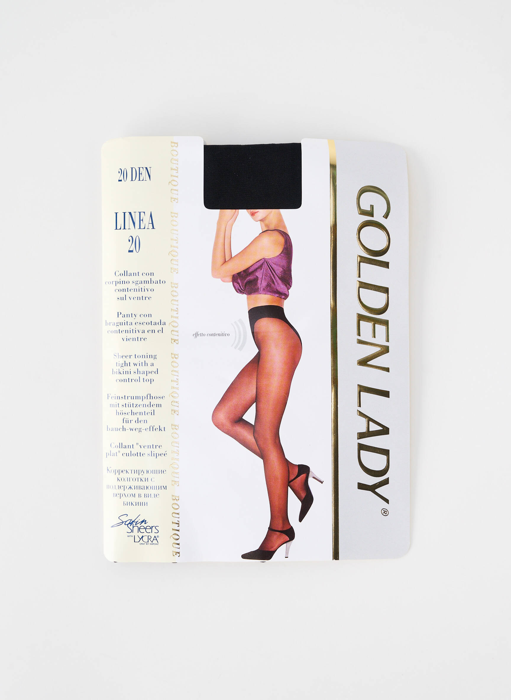 Kojinės tamprumas juodas GOLDEN LADY moteris
