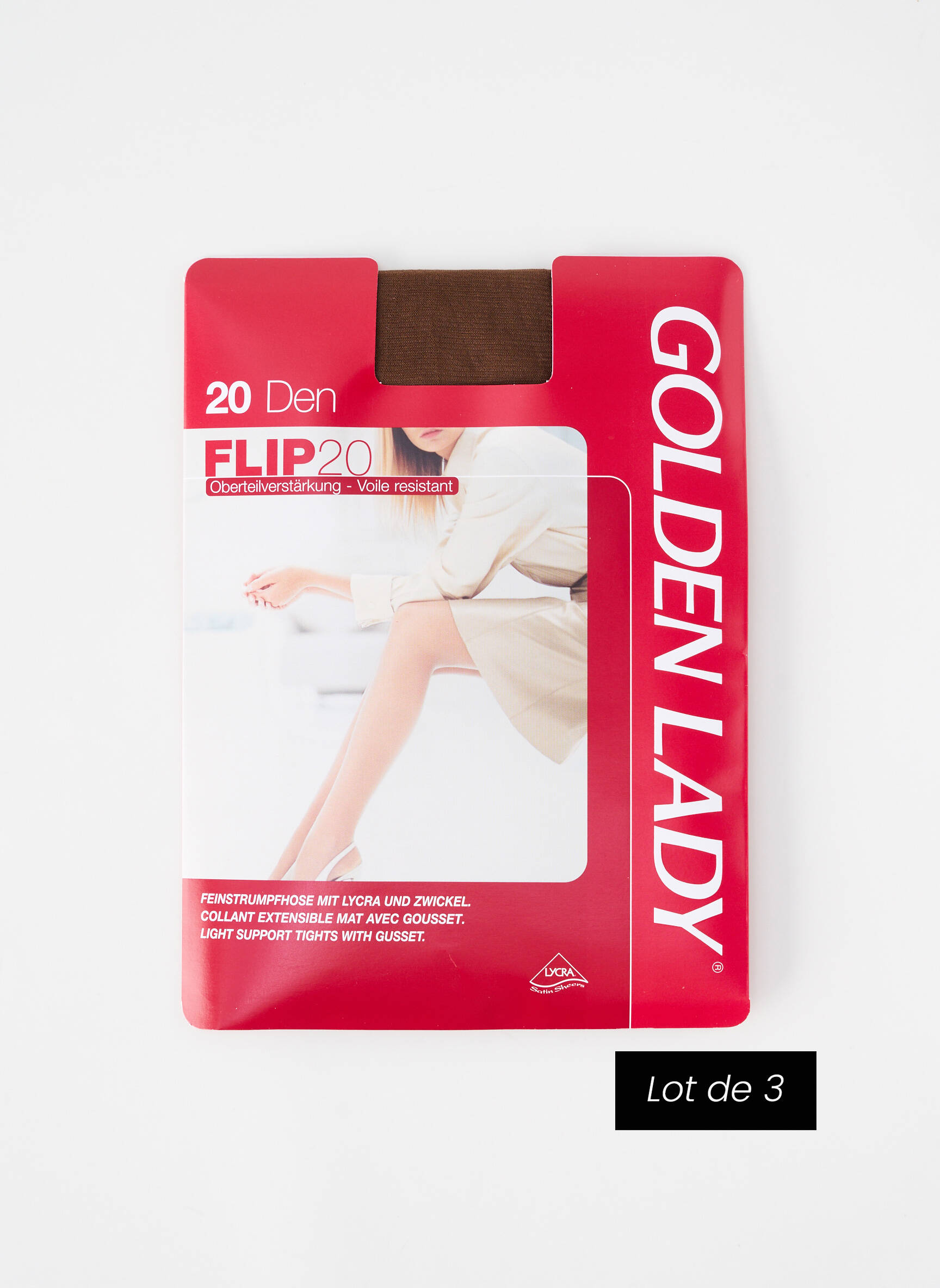 Kojinės tamprumas rudas GOLDEN LADY moteris