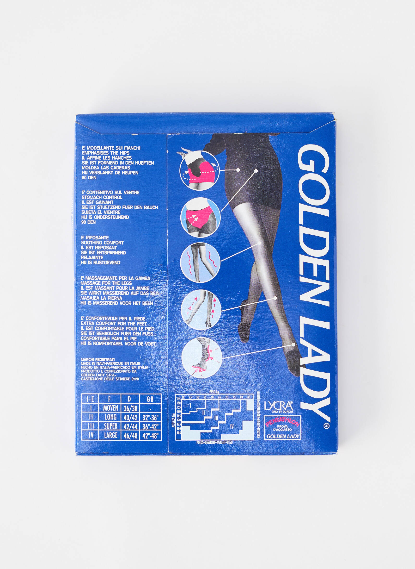 Kojinės tamprumas rudas GOLDEN LADY moteris