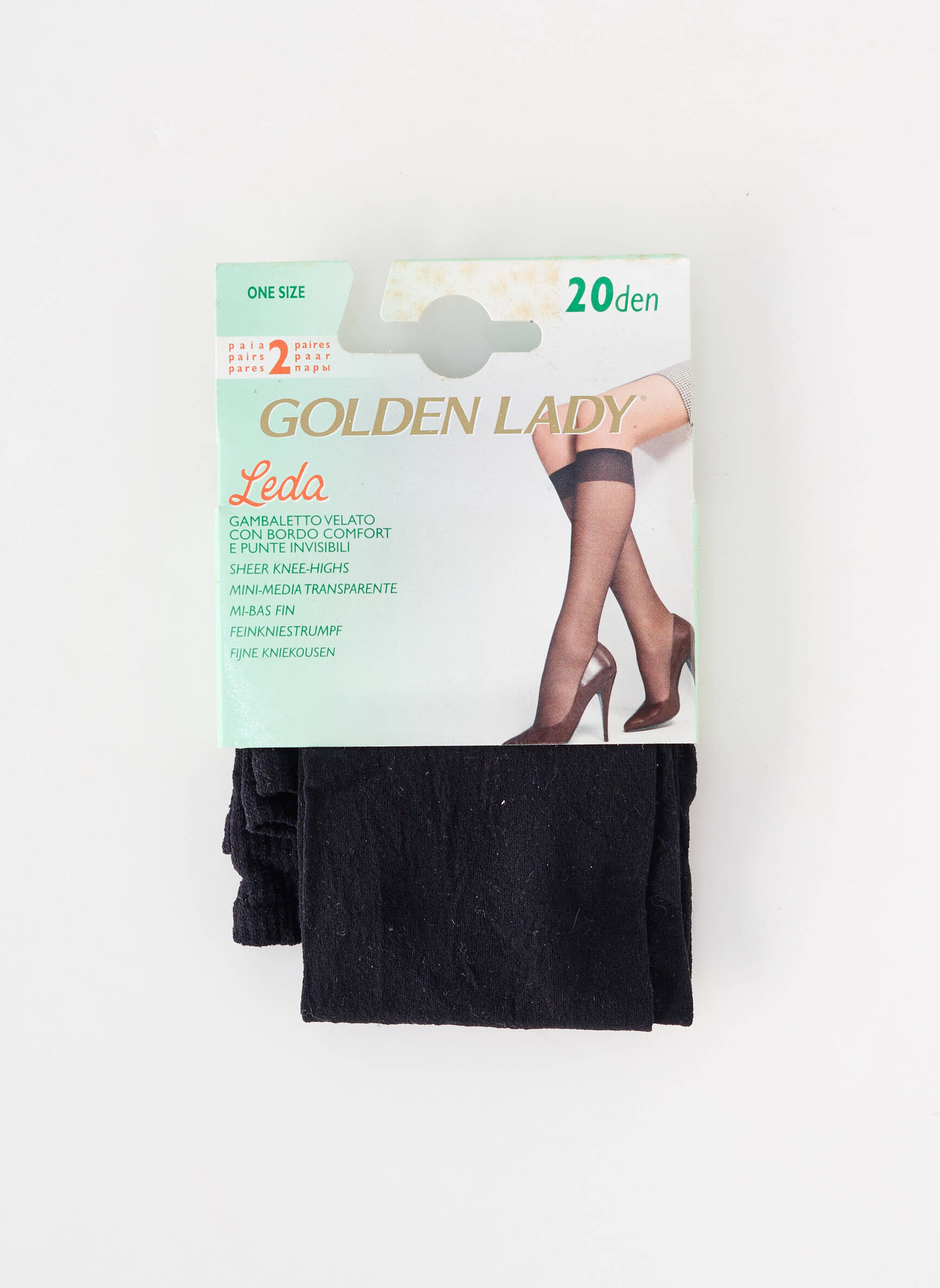 Bas tamprumas juodas GOLDEN LADY moteris