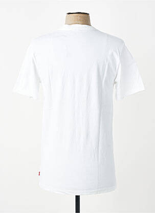 T-marškinys centrinė iškirptė trumpas rankovės baltas LEVI'S vyras