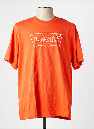 T-marškinys tamprumas trumpas rankovės oranžinė LEVI'S vyras
