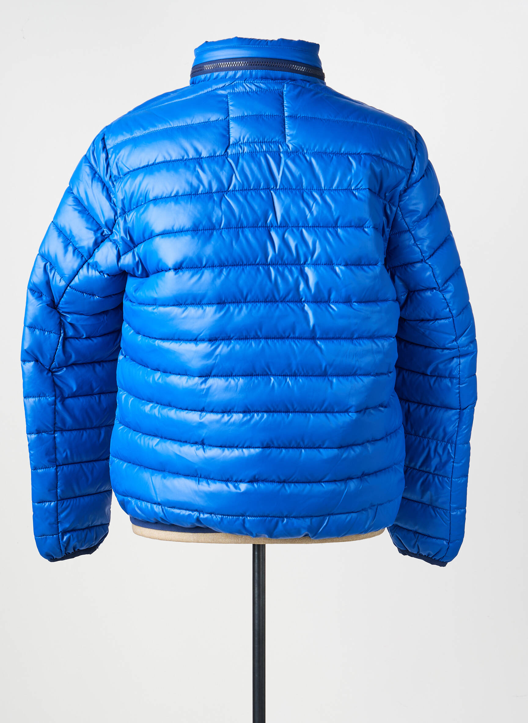 Pūkinė striukė ilgos rankovės su gobtuvu mėlyna PEPE JEANS vyras