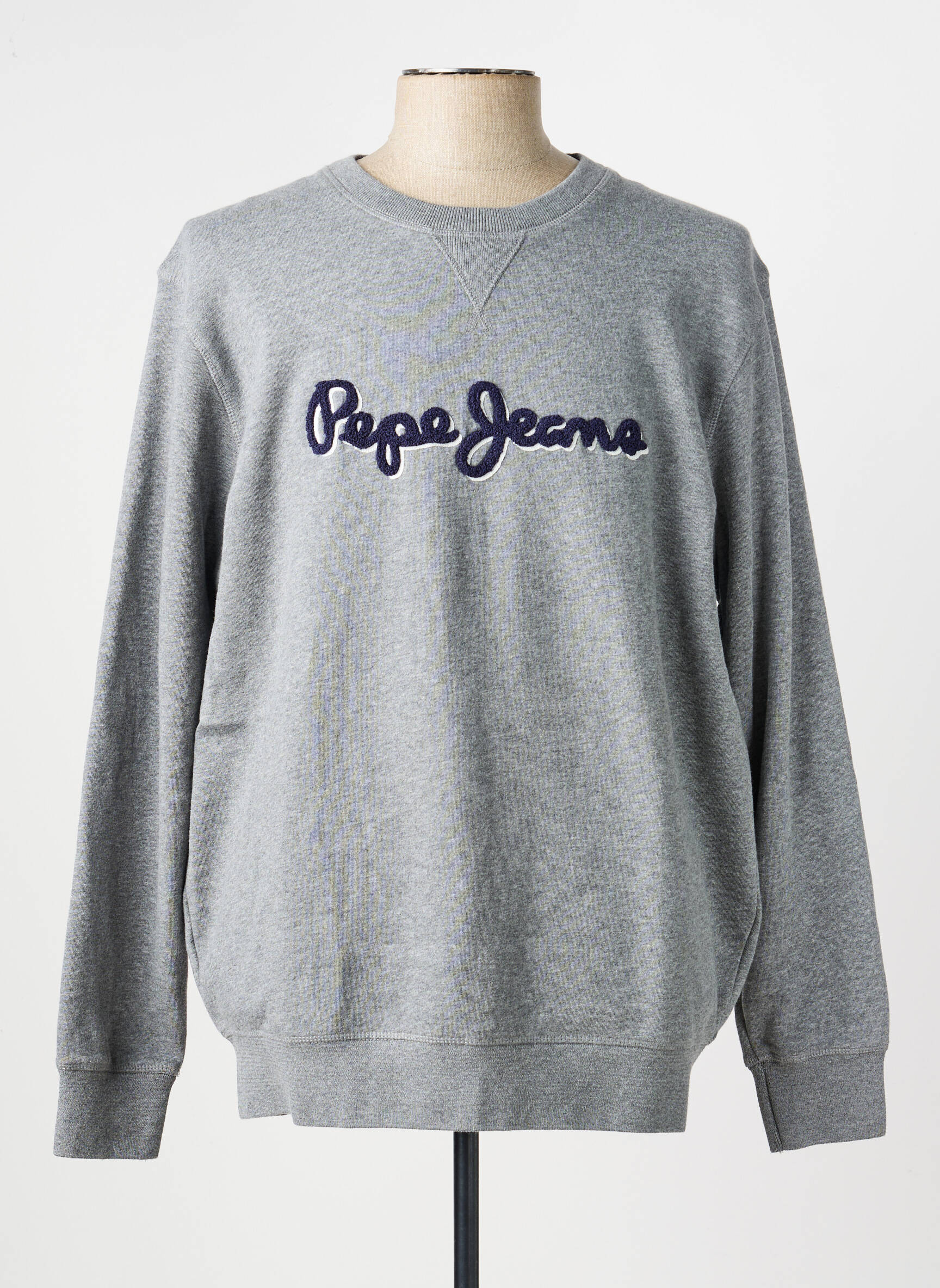 Mikroskopas tamprumas ilgos rankovės pilka PEPE JEANS vyras