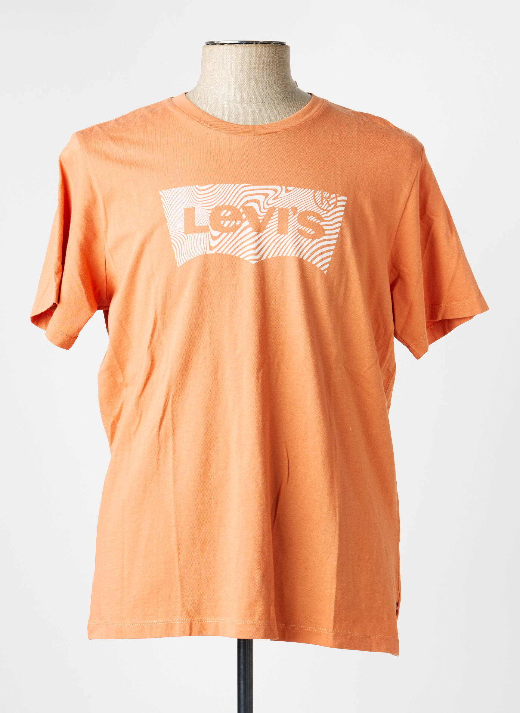 T-marškinys tamprumas trumpas rankovės oranžinė LEVI'S vyras