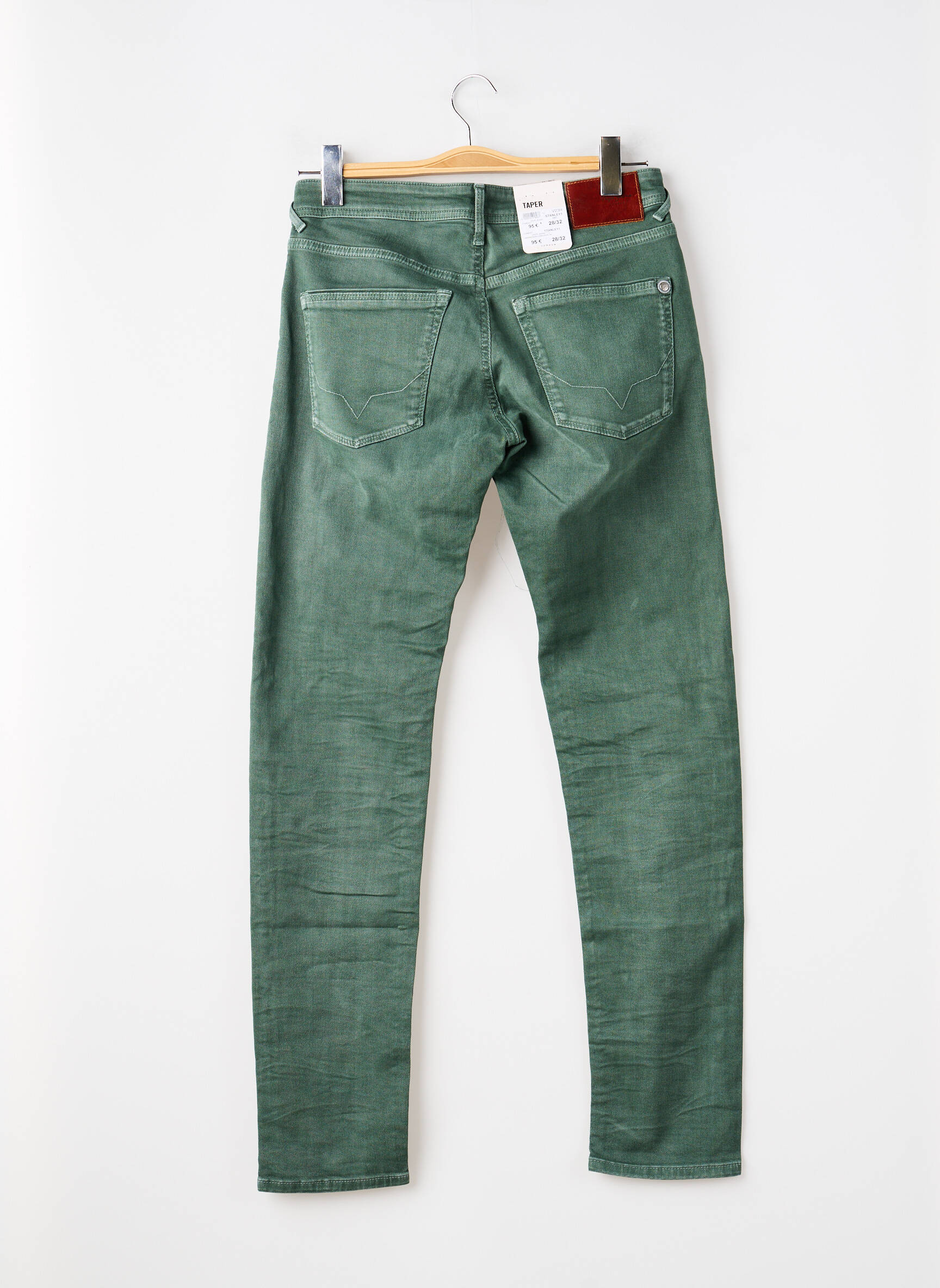 Lieknos džinsai tamprumas normala dydis žalias PEPE JEANS vyras