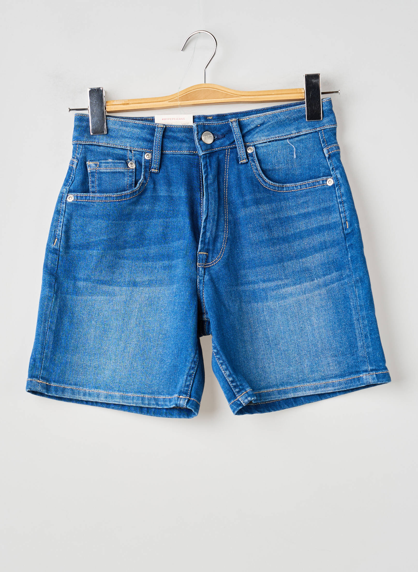 Šortas denimo audinys normala dydis mėlyna PEPE JEANS moteris