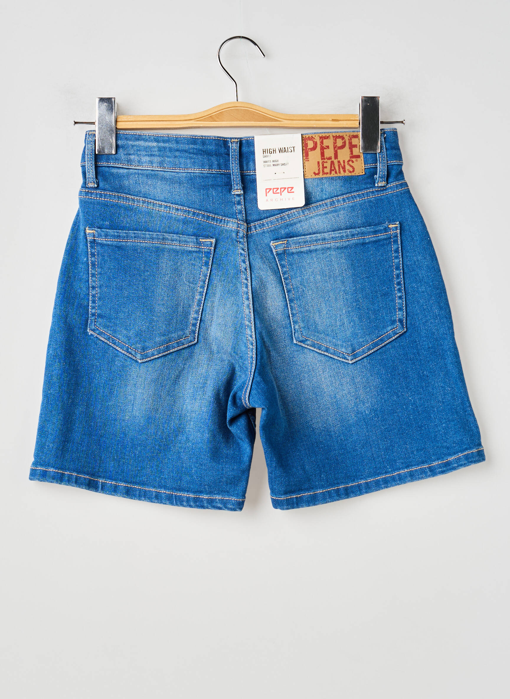 Šortas denimo audinys normala dydis mėlyna PEPE JEANS moteris