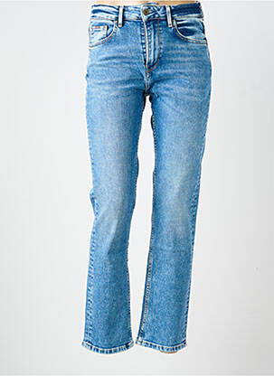 Tiesios kirpimo džinsai aukšta talija aukšta talija mėlyna PEPE JEANS moteris