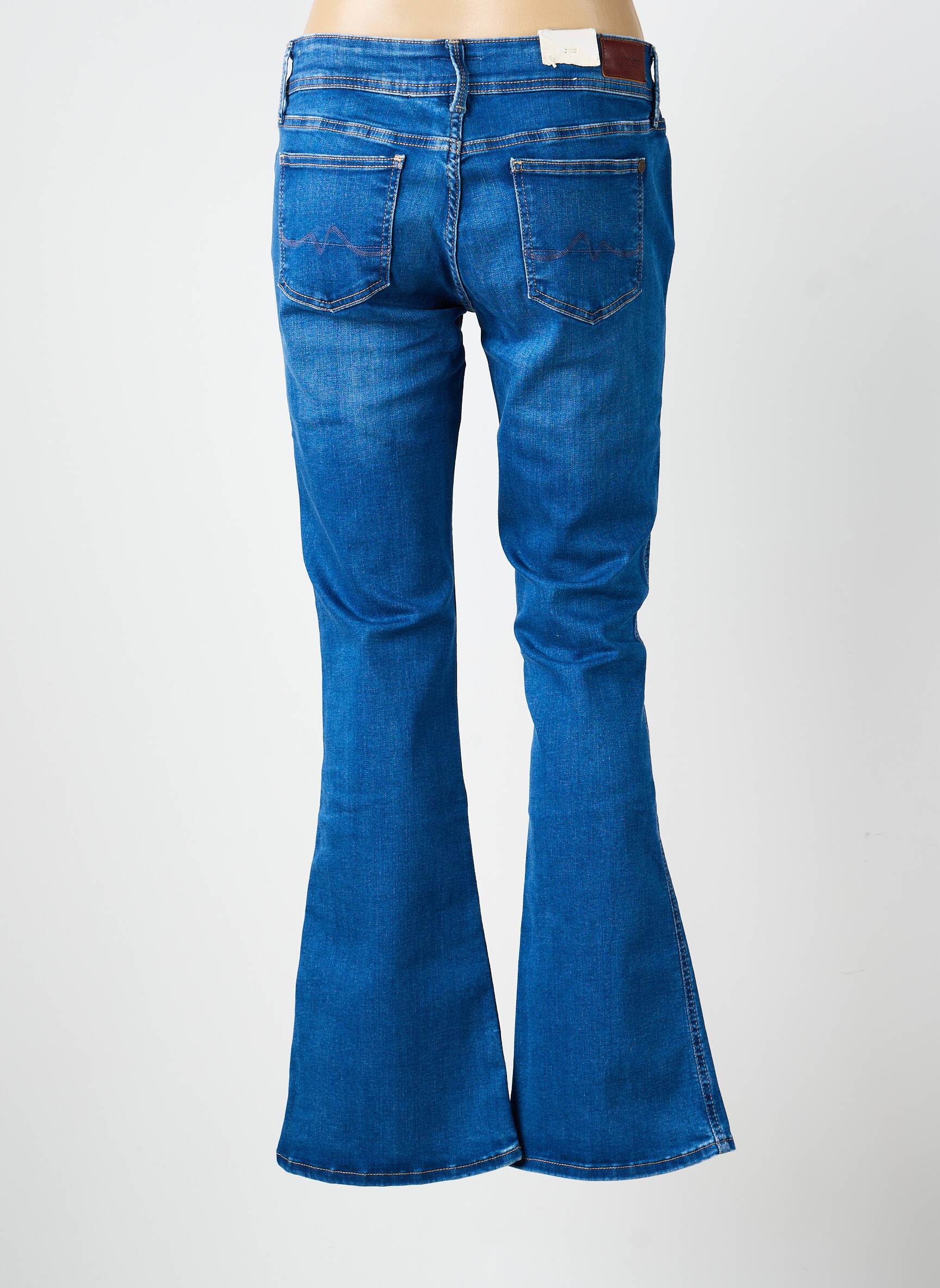 Flare tipo džinsai tamprumas normala dydis mėlyna PEPE JEANS moteris