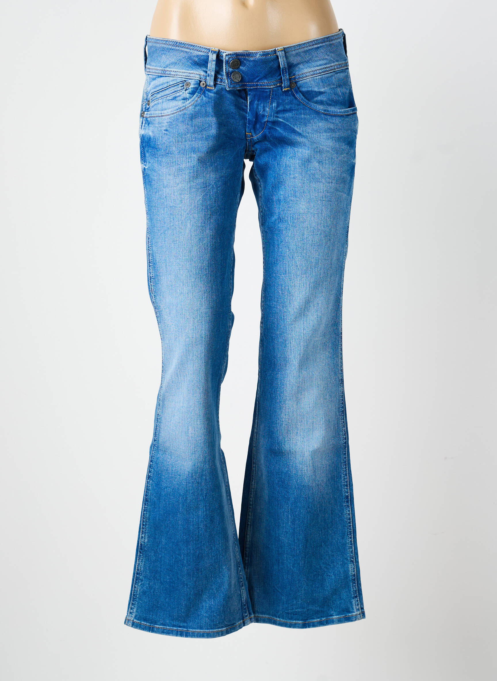Flare tipo džinsai tamprumas maža dydžio mėlyna PEPE JEANS moteris