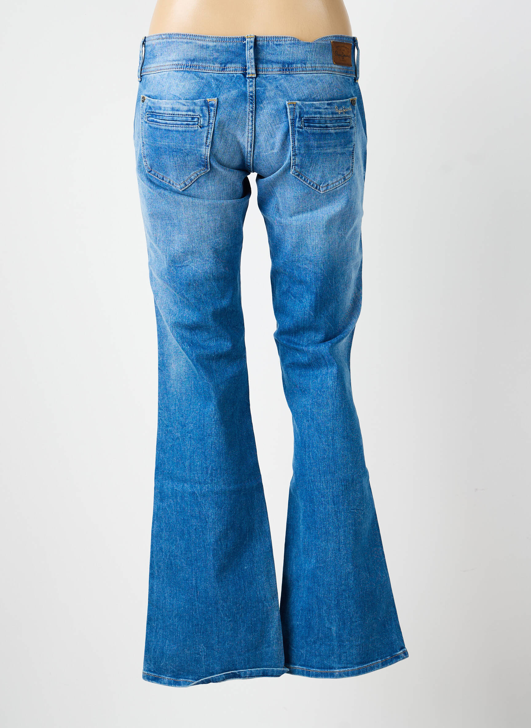 Flare tipo džinsai tamprumas maža dydžio mėlyna PEPE JEANS moteris