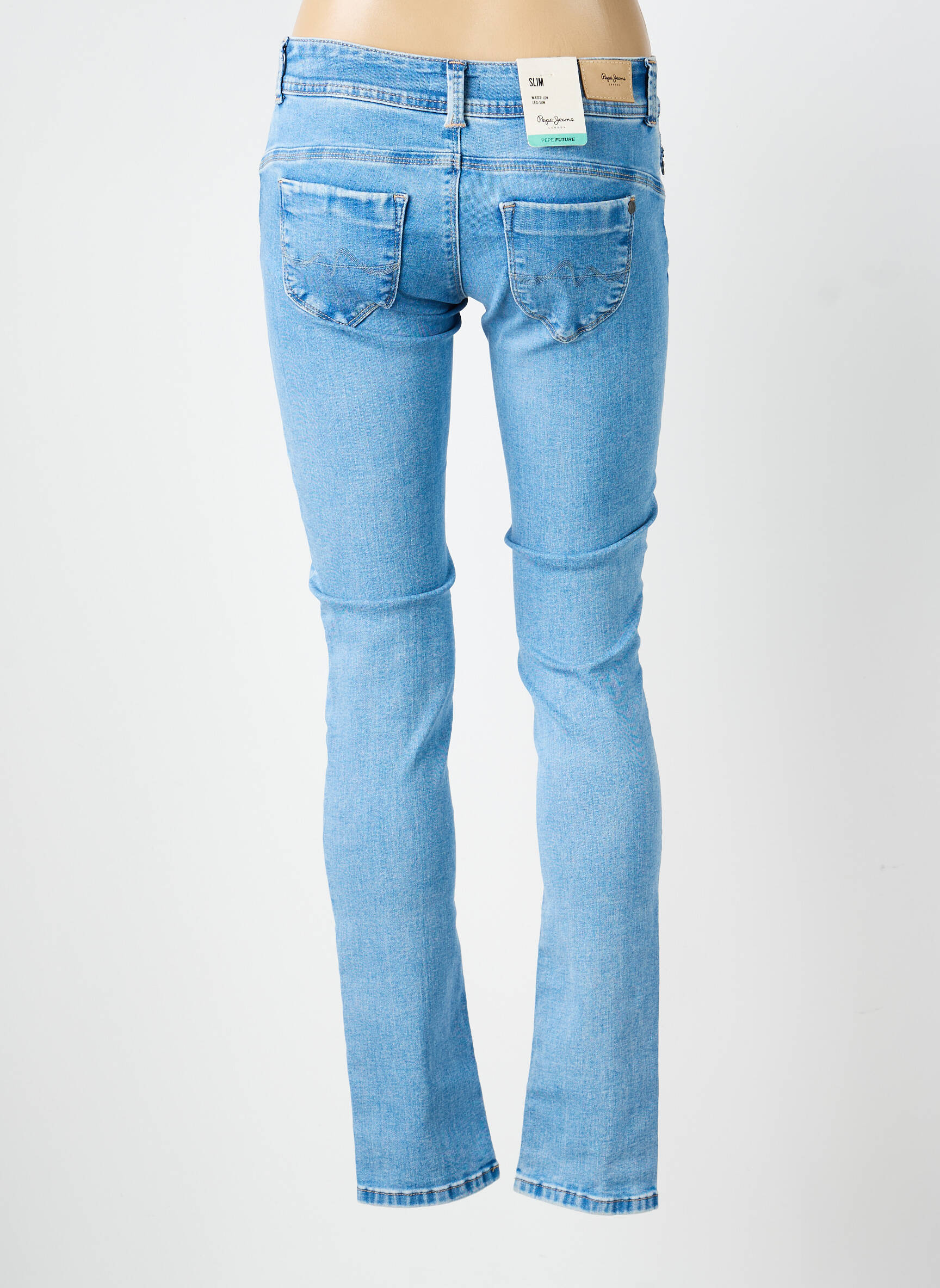 Lieknos džinsai normala dydis normala dydis mėlyna PEPE JEANS moteris
