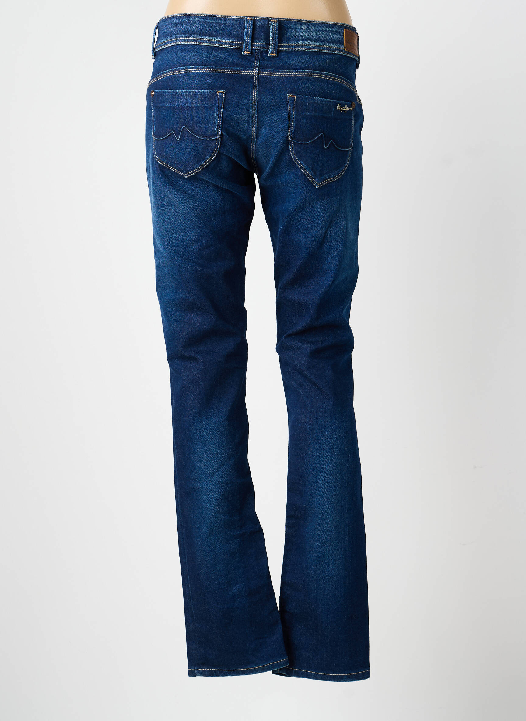 Lieknos džinsai tamprumas normala dydis mėlyna PEPE JEANS moteris
