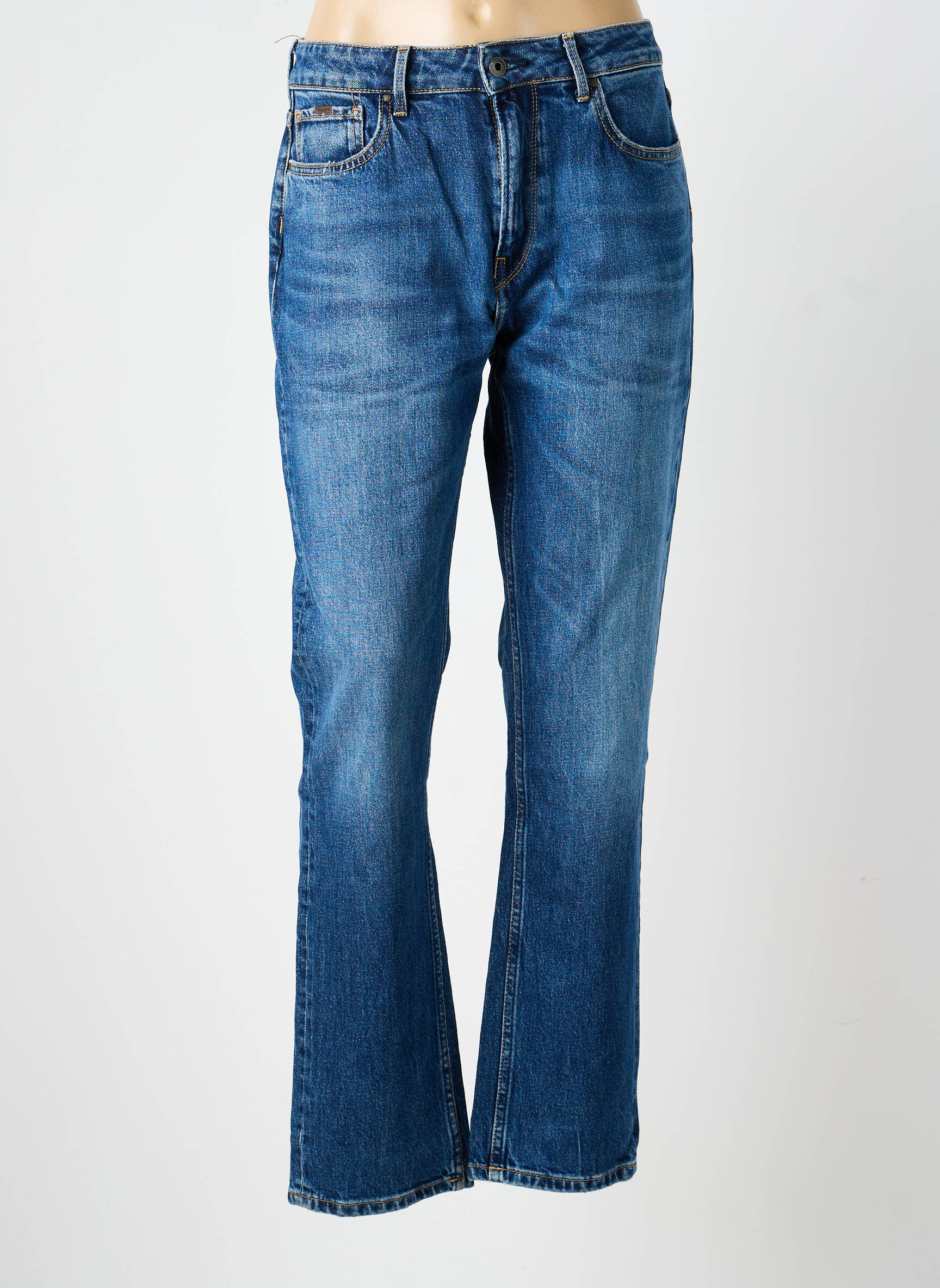 Tiesios kirpimo džinsai tamprumas normala dydis mėlyna PEPE JEANS moteris