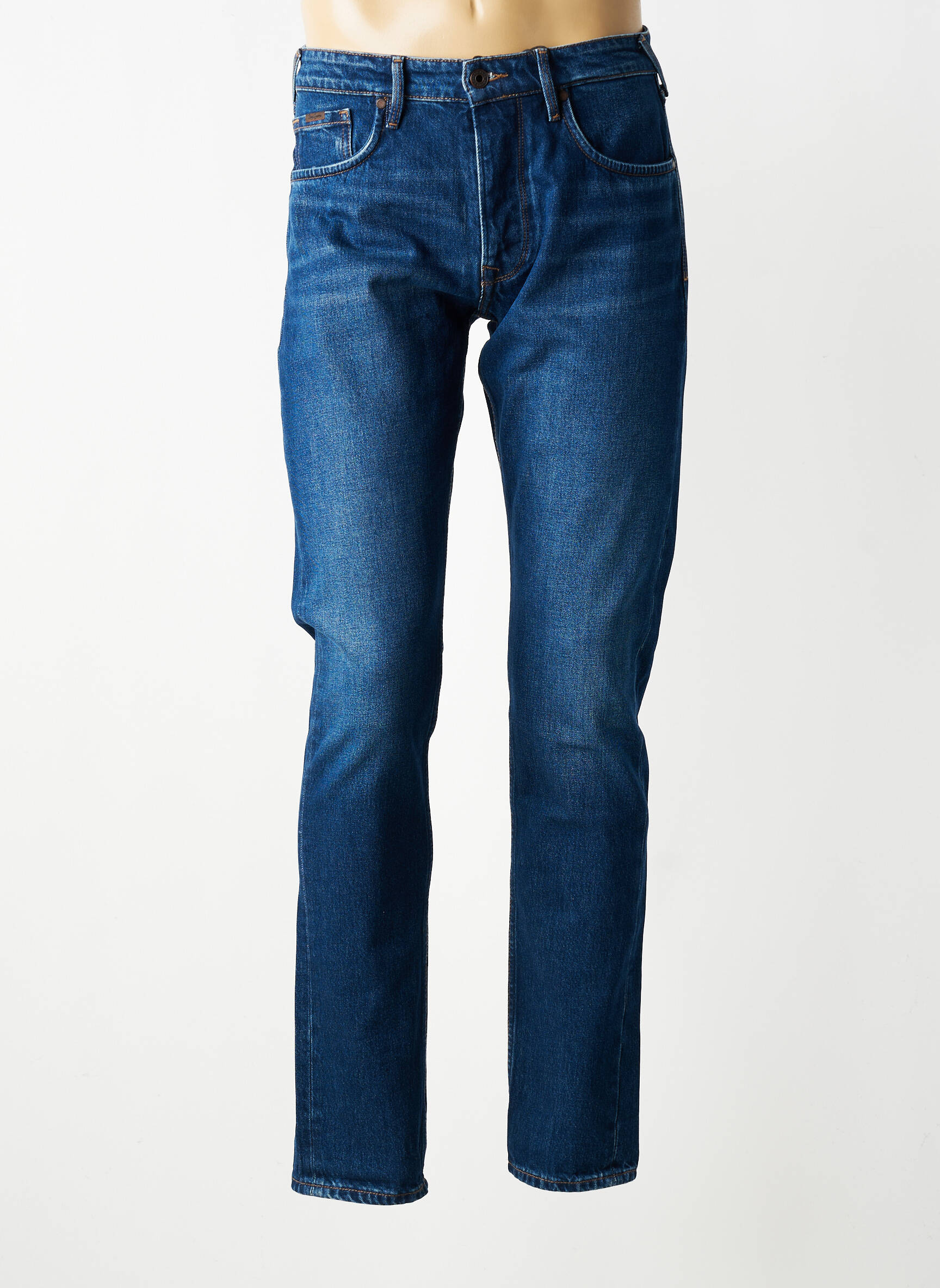 Lieknos džinsai priekinė mygtukų uždarymo sistema normala dydis mėlyna PEPE JEANS vyras