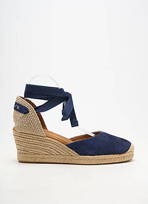 Espadrilės šnervių uždarymas kulnas nuo 7 iki 9 cm mėlyna UNISA moteris