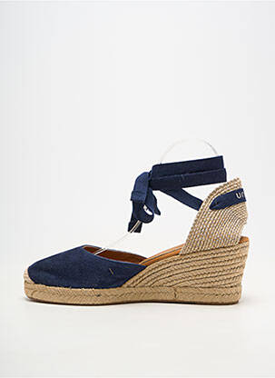 Espadrilės šnervių uždarymas kulnas nuo 7 iki 9 cm mėlyna UNISA moteris