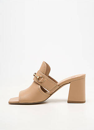 Mule/sabotai lygus medžiaga kulnas nuo 7 iki 9 cm bežinis HOGL moteris