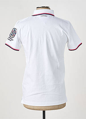 Polo jersey audinys trumpas rankovės baltas CAMBERABERO vyras