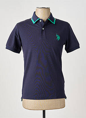 Polo sietspausdinimas trumpas rankovės mėlyna U.S. POLO ASSN vyras