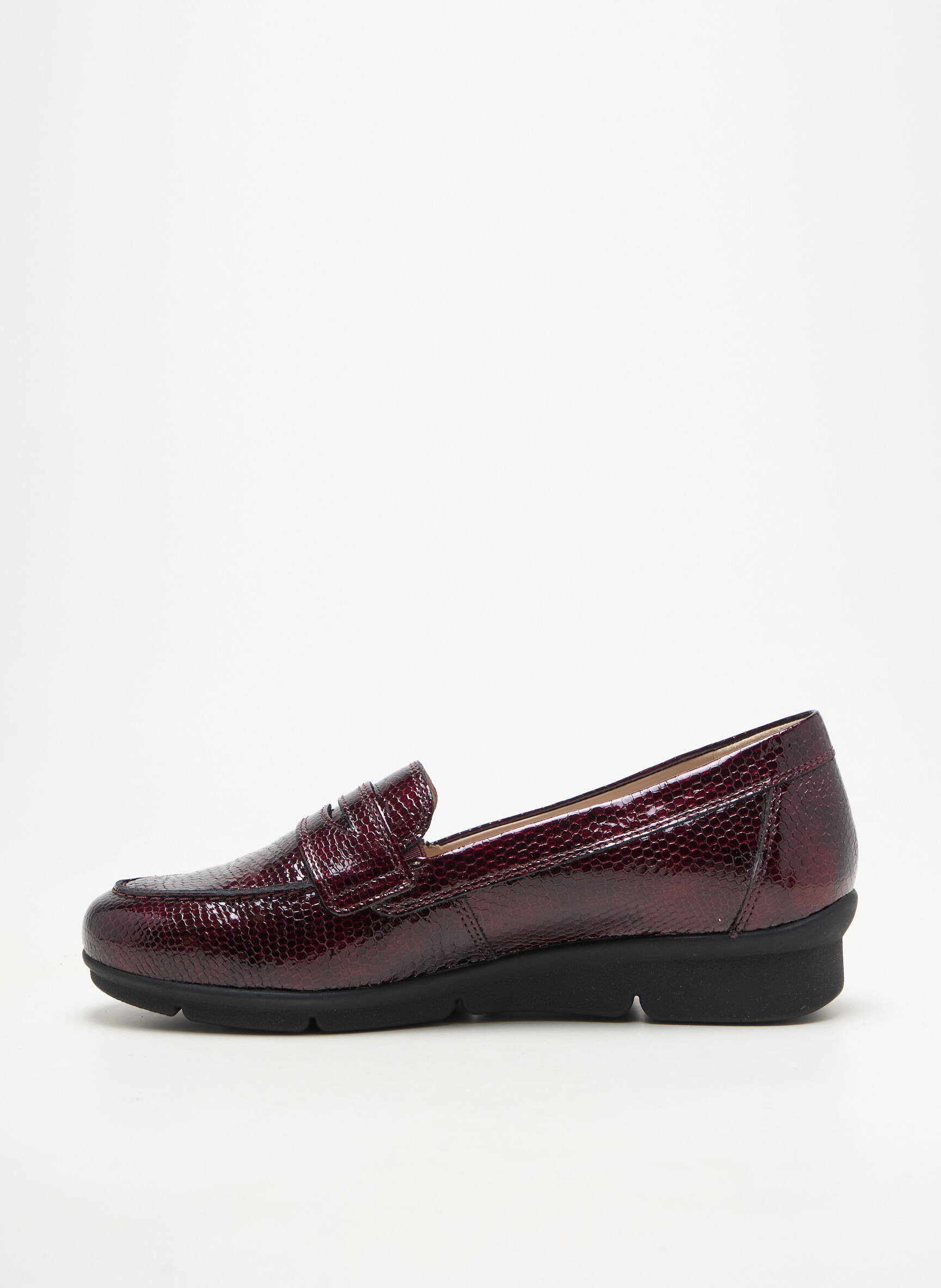 Derbiai lygus medžiaga plokščias kulnas iki 3 cm violetinis MEPHISTO moteris