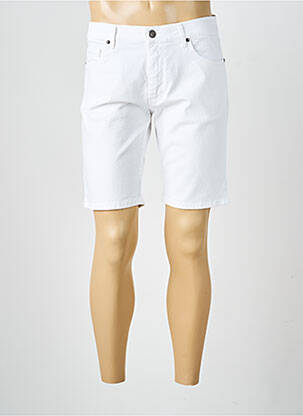 Bermudas denimo audinys normala dydis baltas LCDN vyras