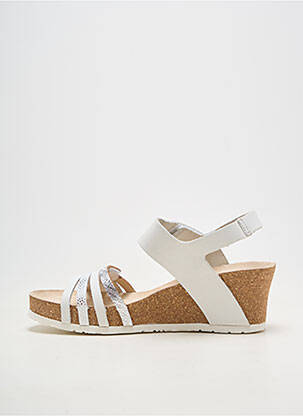 Sandalai/nu pėdos lygus medžiaga kulnas nuo 7 iki 9 cm baltas MEPHISTO moteris