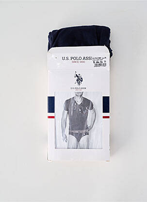 T-marškinys centrinė iškirptė trumpas rankovės juodas U.S. POLO ASSN vyras