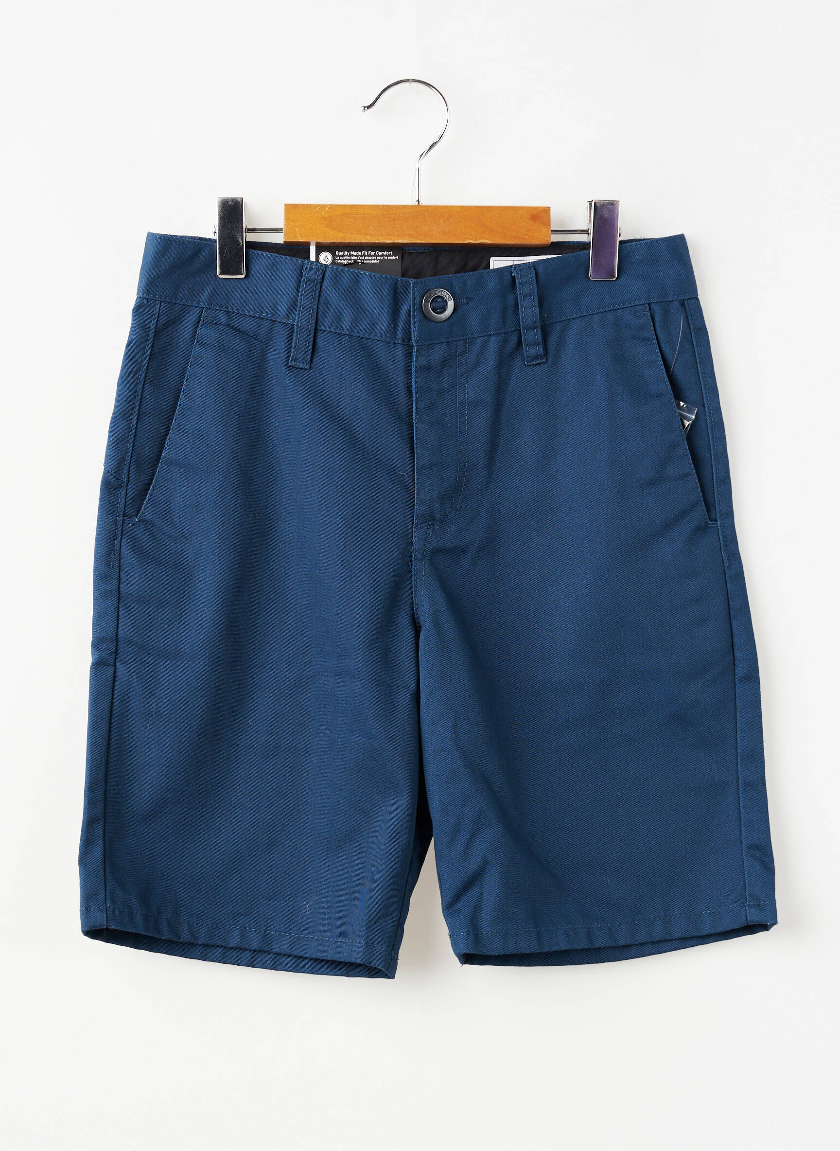 Bermudas uždarymas su užtrauktuku po mygtuku uždengimu mėlyna VOLCOM berniukas