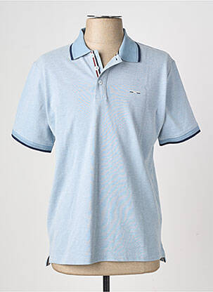 Polo chinamas audinys trumpas rankovės mėlyna JACK & JONES vyras