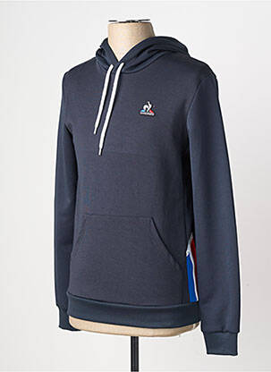 Kapišonas jersey audinys ilgos rankovės mėlyna LE COQ SPORTIF vyras